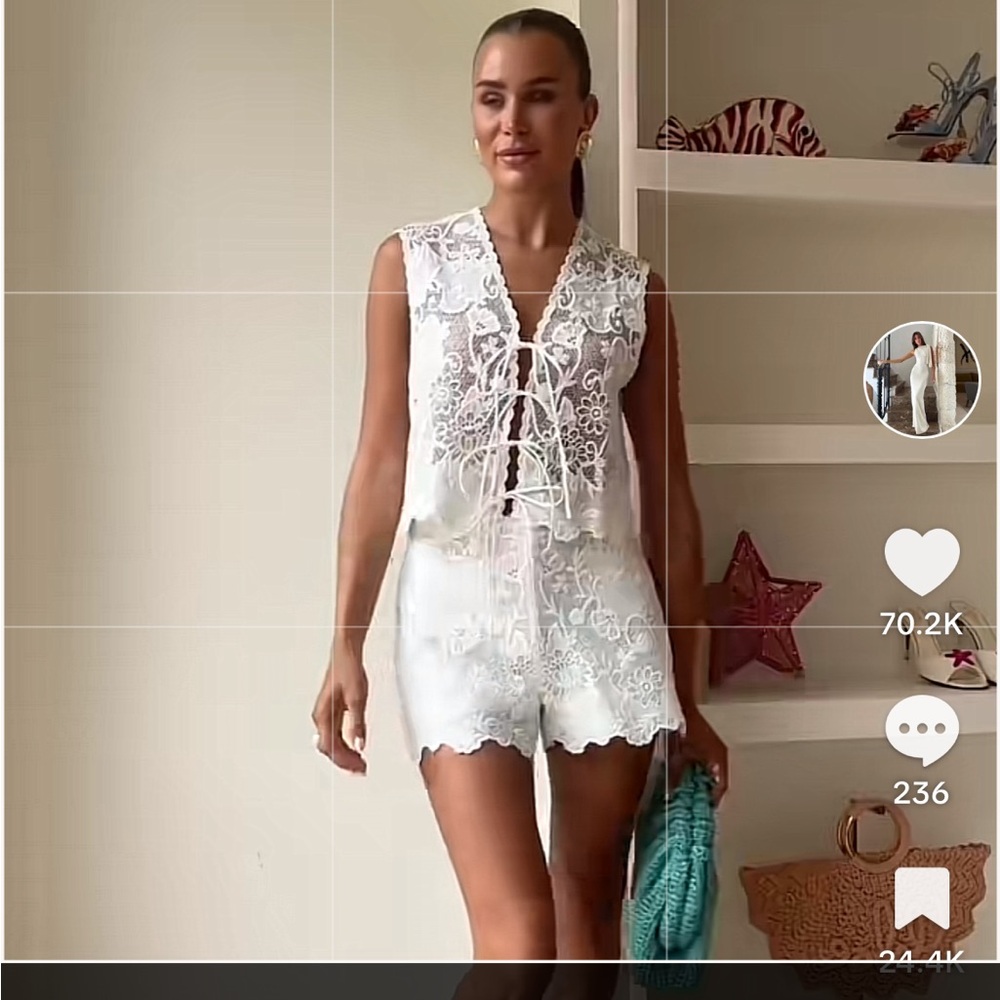 NWT ZARA BLOGGER FAV EMBROIDERED SHORTS  SIZE S 
🚨FIRM PRICE NO DISCOUNT - Picture 7 of 12